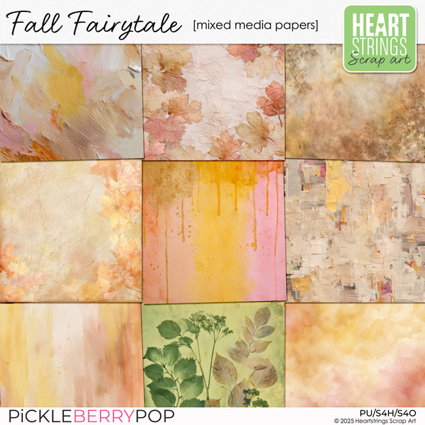 Fall Fairytale Mixed Media Papers