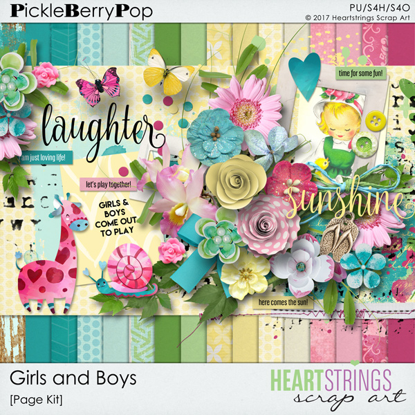 Girls and Boys Page Kit