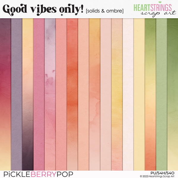 Good Vibes Only! Solids & Ombre