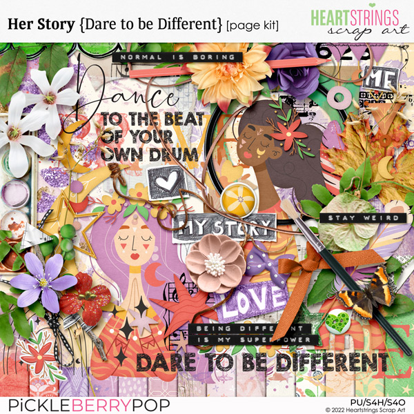 Her Story {Dare to be Different} Page Kit