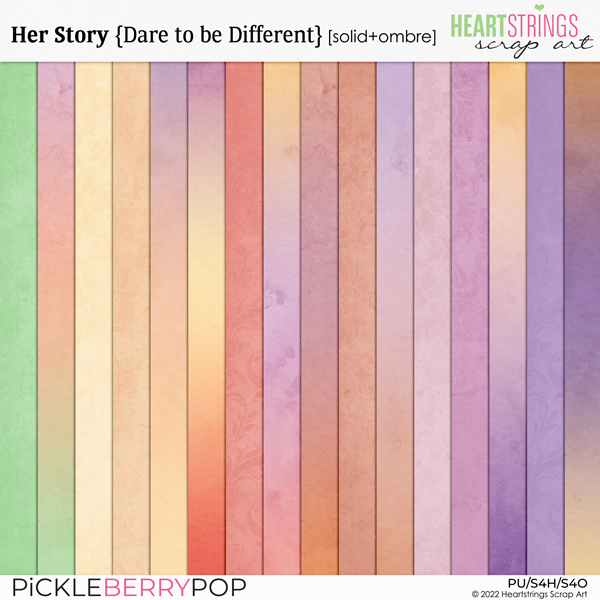 Her Story {Dare to be Different} Solid & Ombre