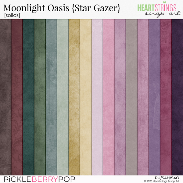 Moonlight Oasis {Star Gazer} Solids