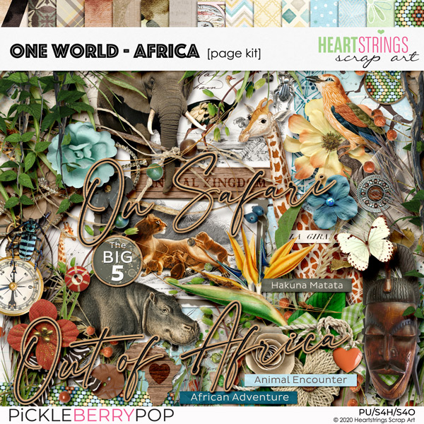 One World – Africa Page Kit