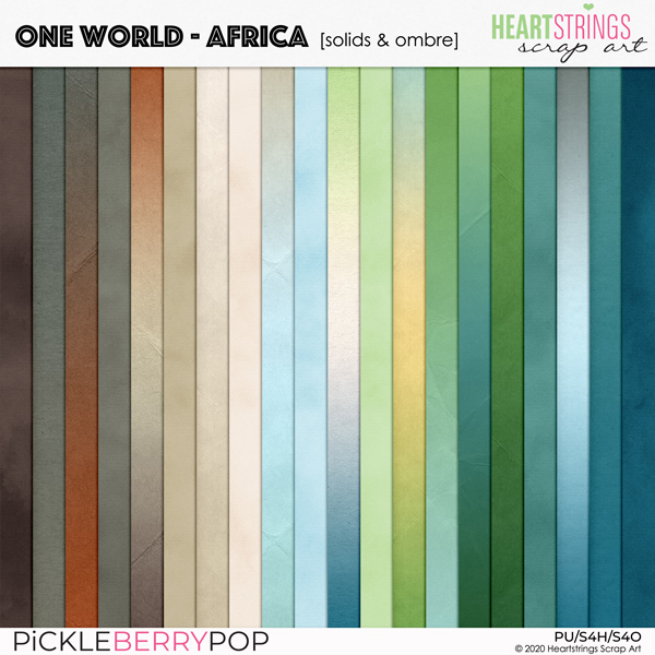 One World – Africa Solids & Ombre