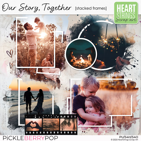 Our Story, Together Stacked Frames