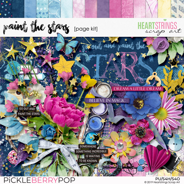 Paint the Stars Page Kit