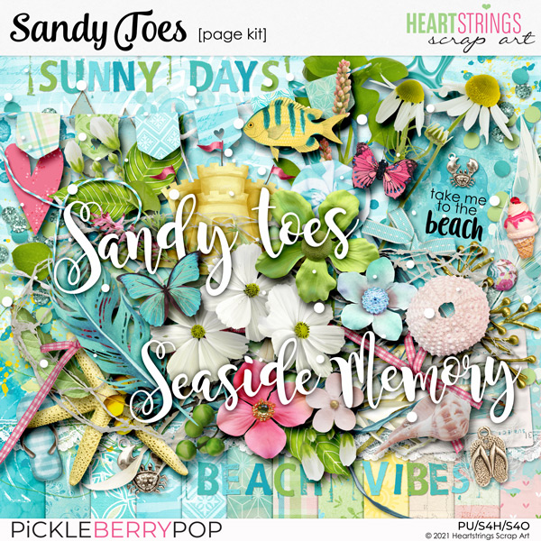 Sandy Toes Page Kit