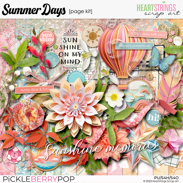 Summer Days Page Kit