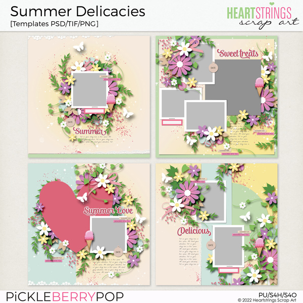 Summer Delicacies Templates