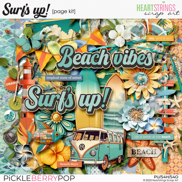 Surf's Up! Page Kit