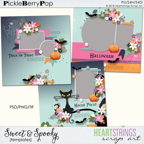 Sweet & Spooky Templates