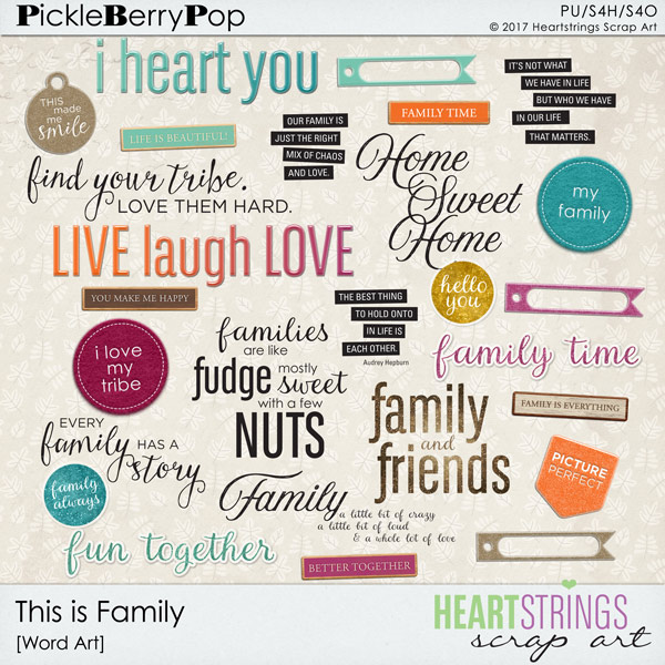 This is Family Word Art