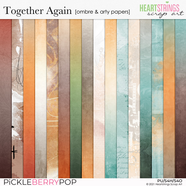 Together Again Ombre & Arty Papers