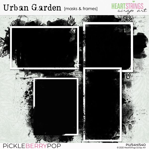 Urban Garden Masks & Frames