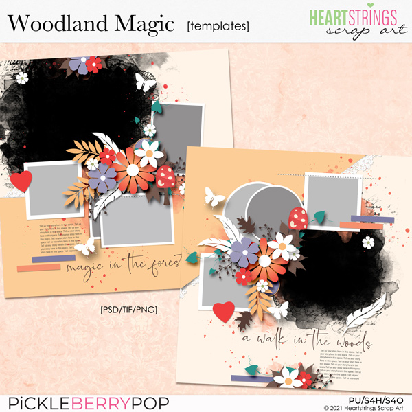 Woodland Magic Templates