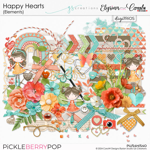 Happy Hearts : Element Pack