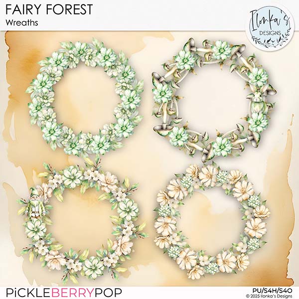 Fairy Forest Wreaths by Ilonka's Designs
