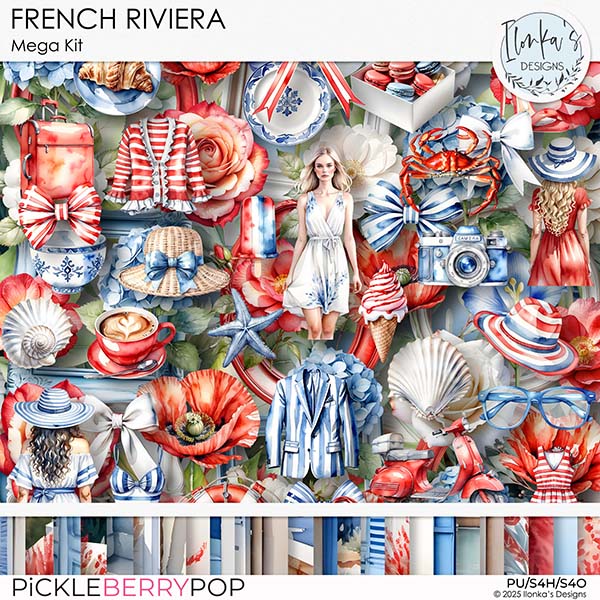 French Riviera Mega Kit by Ilonka's Designs