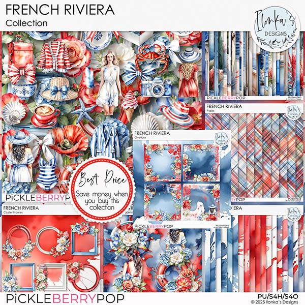 French Riviera Collection by Ilonka's Designs 