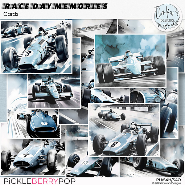 Race Day Memories Cards by Ilonka's Designs
