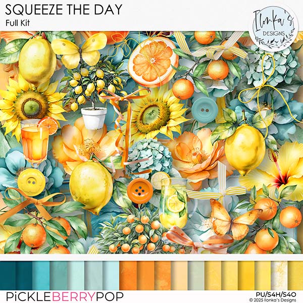 Squeeze The Day Full Kit by Ilonka's Designs