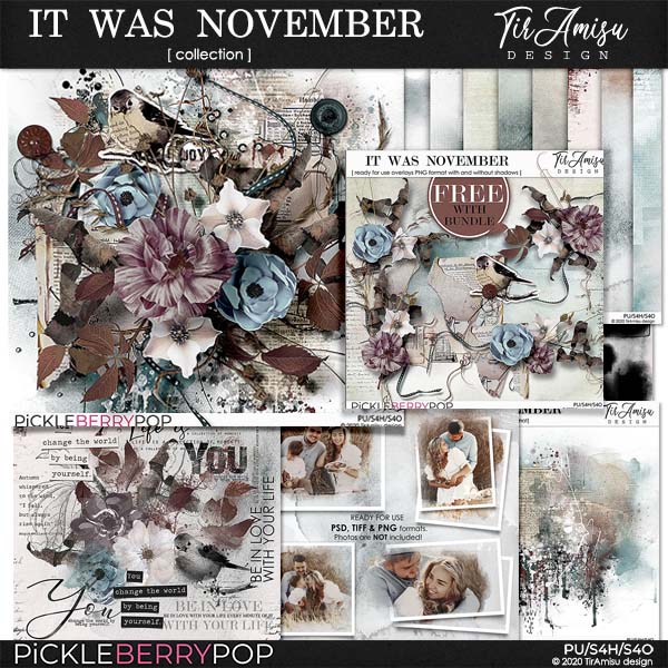 It Was November ~ Bundle Plus Free Gift by TirAmisu design