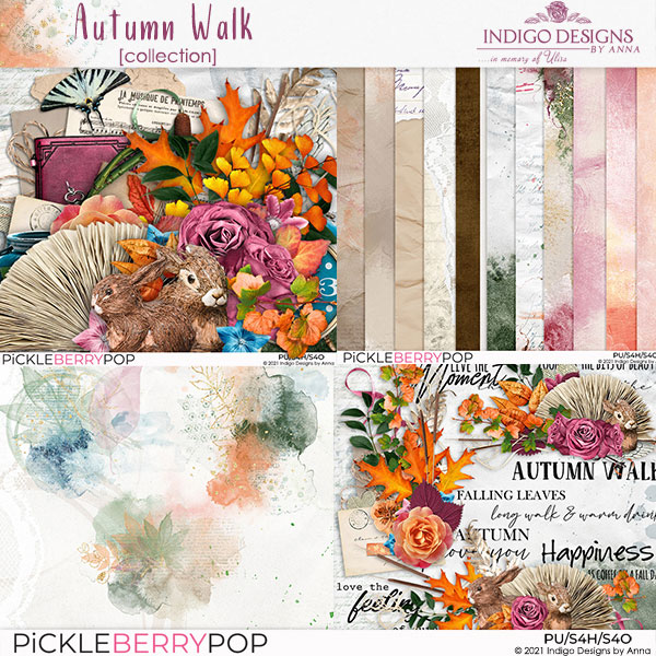 Autumn Walk  Bundle by Indigo Designs by Anna