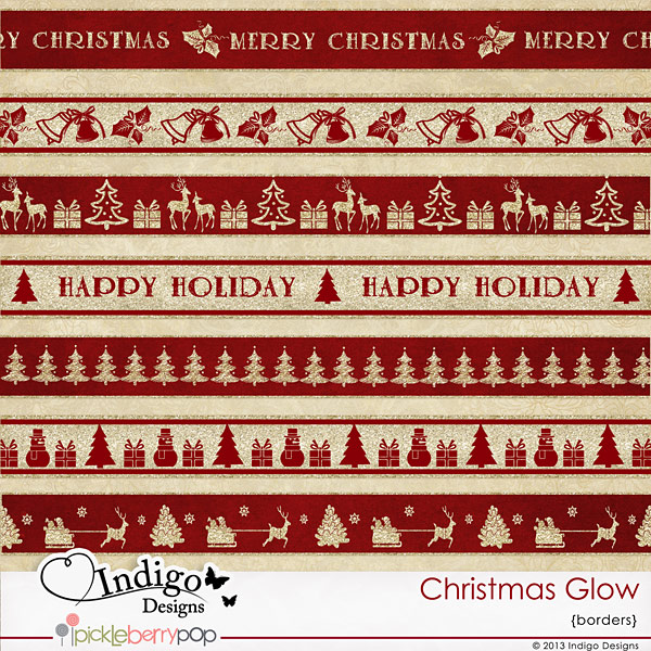 Christmas Glow Borders    