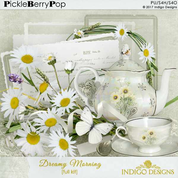 Dreamy Morning Page Kit by Indigo Designs