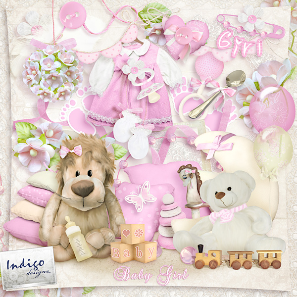 "Baby Girl" by Indigo Designs