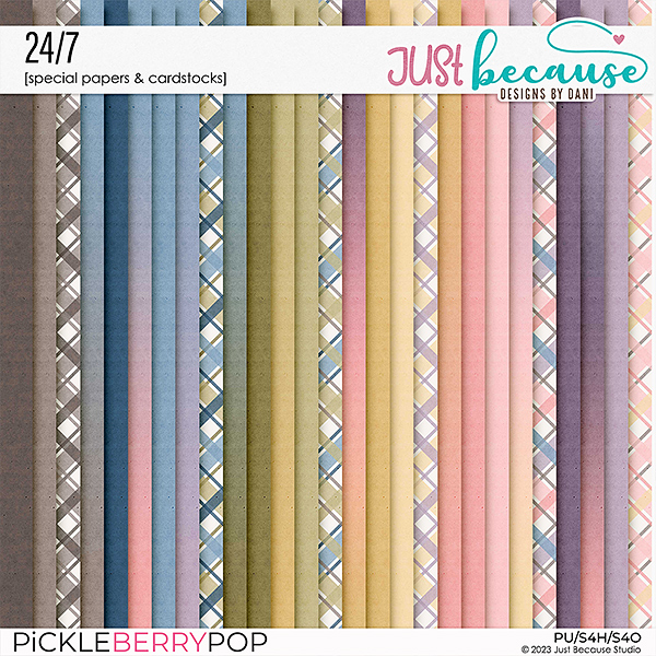 24/7 Special Papers & Cardstocks by JB Studio