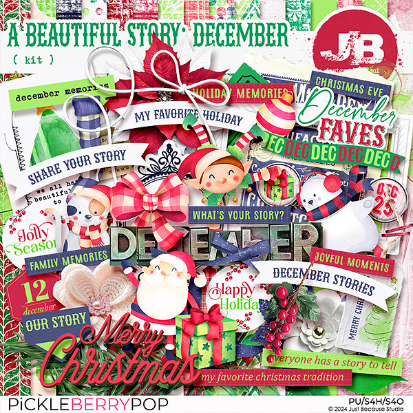 A Beautiful Story: December Kit by JB Studio