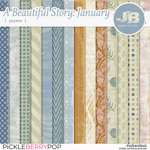 A Beautiful Story: January Papers by JB Studio