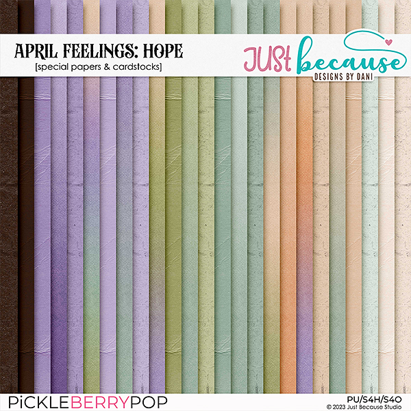 April Feelings: Hope Special Papers & Cardstocks by JB Studio