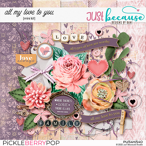 All My Love To You Mini Kit by JB Studio