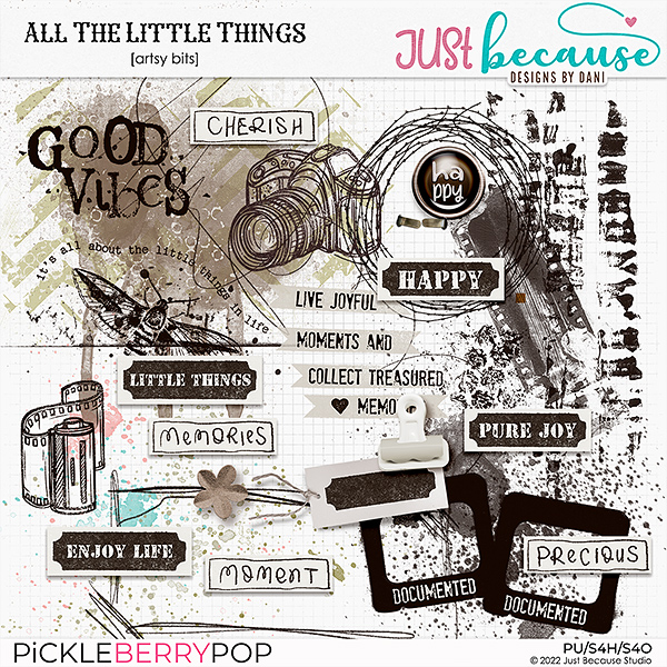 All The Little Things Artsy Bits by JB Studio