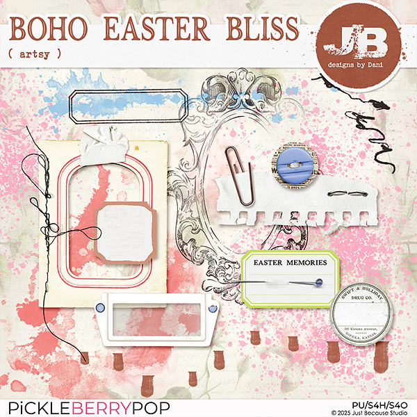 Boho Easter Bliss Artsy by JB Studio