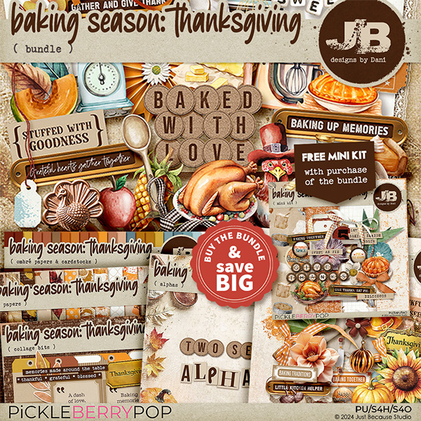 Baking Season: Thanksgiving Bundle by JB Studio