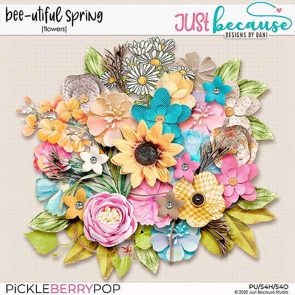 Bee-utiful Spring Flowers by JB Studio