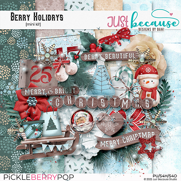 Berry Holidays Mini Kit by JB Studio