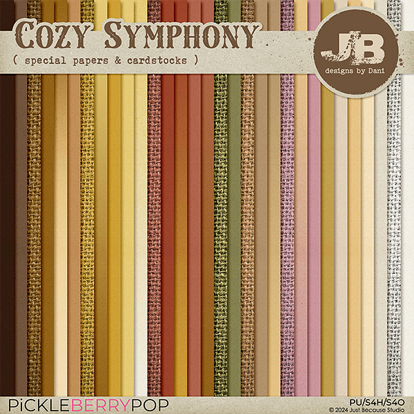 Cozy Symphony Special Papers & Cardstocks by JB Studio