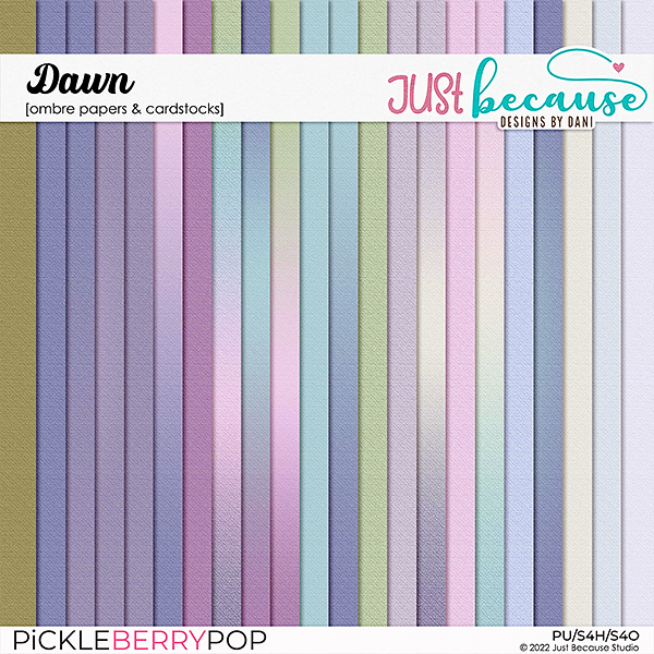 Dawn Ombre Papers & Cardstocks by JB Studio