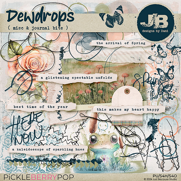 Dewdrops Misc & Journal Bits by JB Studio