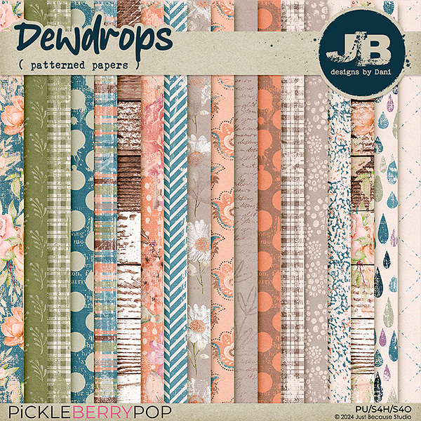 Dewdrops Papers by JB Studio