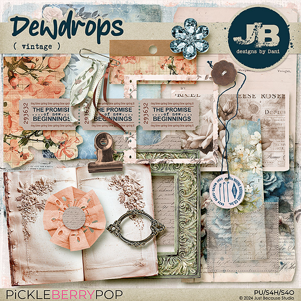 Dewdrops Vintage by JB Studio