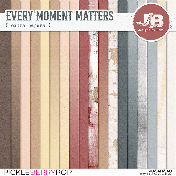 Every Moment Matters Extra Papers by JB Studio