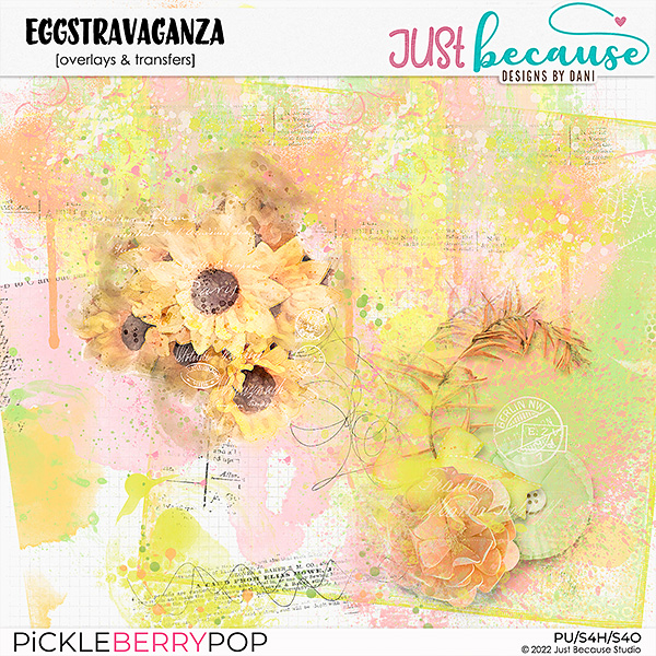 Eggstravaganza Overlays & Transfers by JB Studio