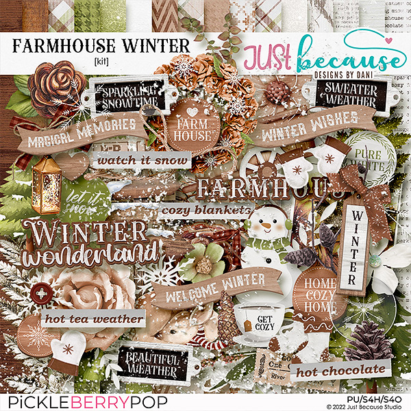 Farmhouse Winter Kit by JB Studio