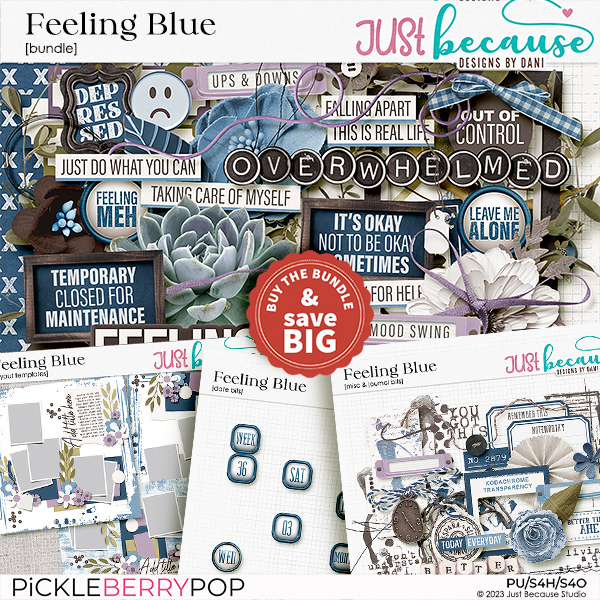 Feeling Blue Bundle by JB Studio