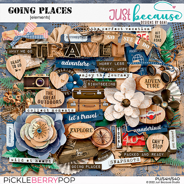 Going Places Elements by JB Studio